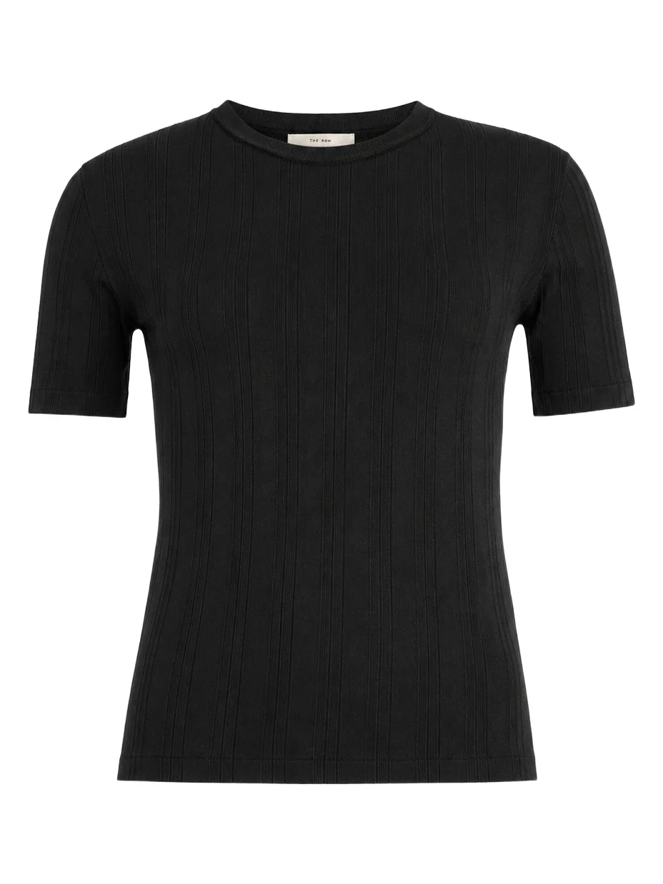 Etina Ribbed Cotton T-Shirt Etina Ribbed Cotton T-Shirt