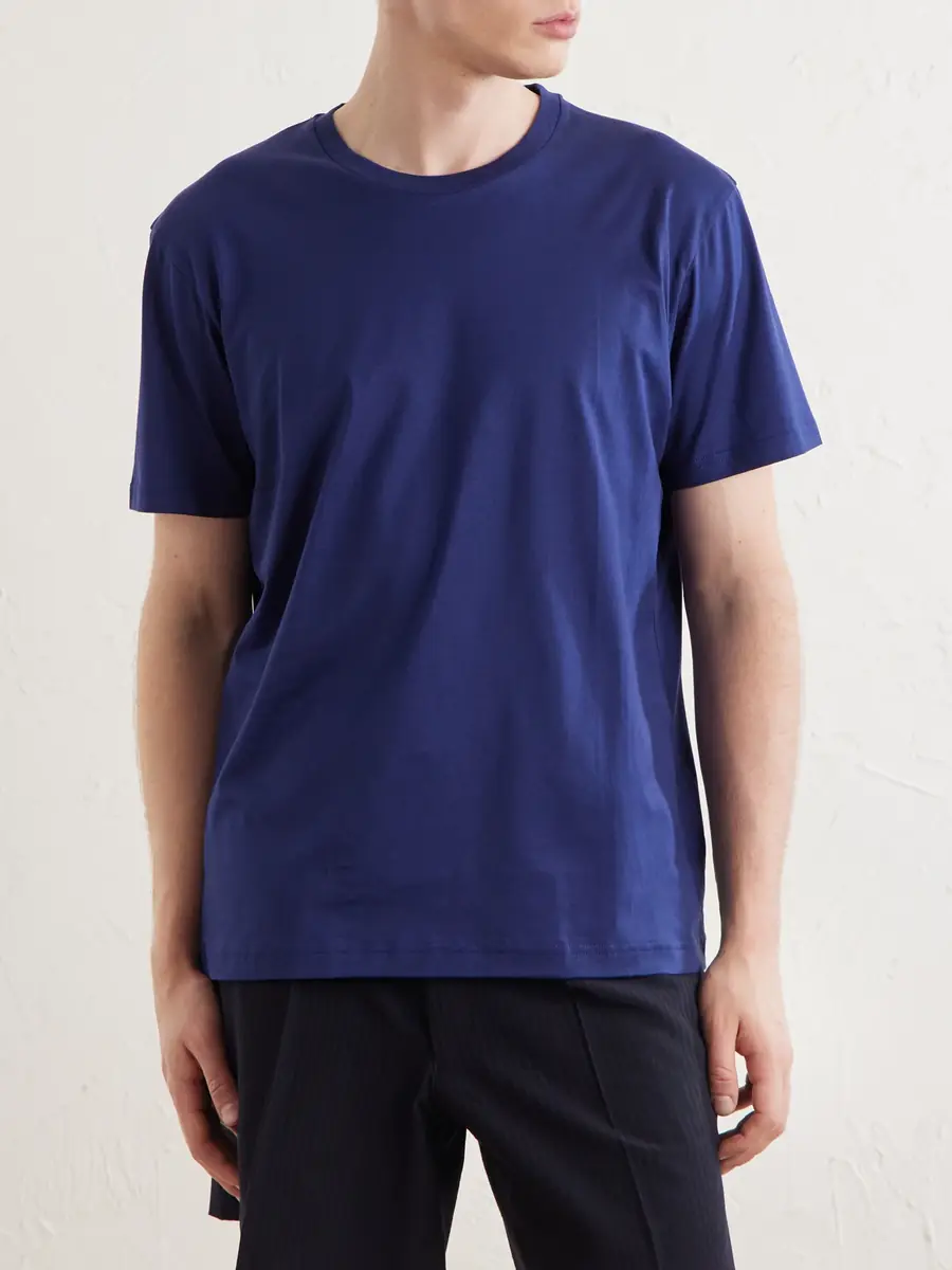 Sunspel Riviera Cotton-Jersey T-Shirt - Men | Thumbnail 3 Sunspel Riviera Cotton-Jersey T-Shirt - Men | Thumbnail 3