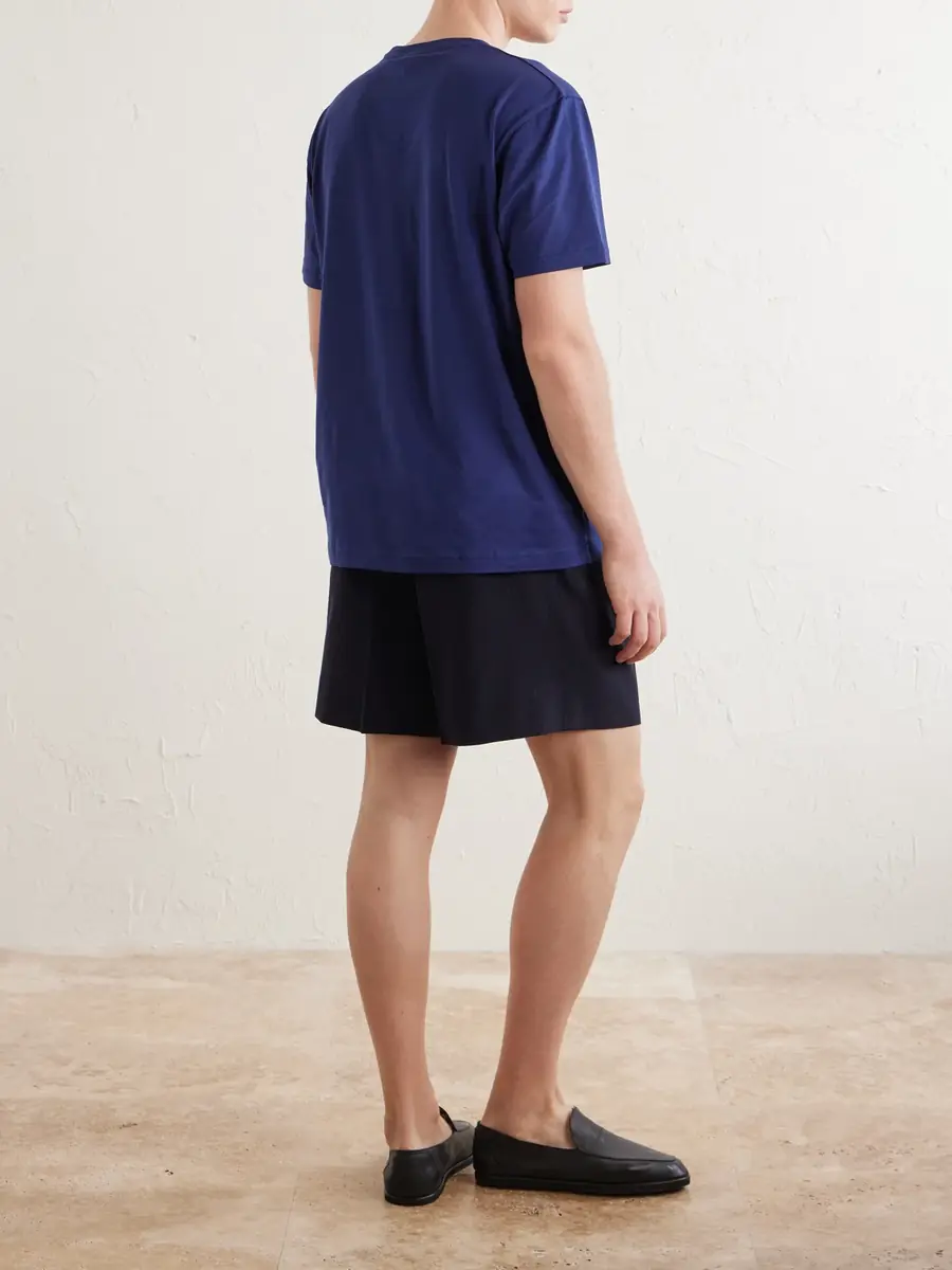 Sunspel Riviera Cotton-Jersey T-Shirt - Men | Thumbnail 4 Sunspel Riviera Cotton-Jersey T-Shirt - Men | Thumbnail 4