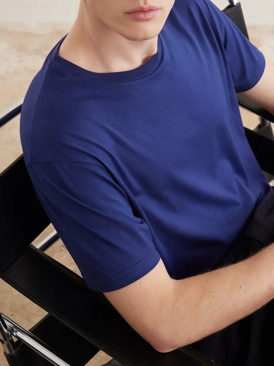 Sunspel Riviera Cotton-Jersey T-Shirt - Men | Thumbnail 5 Sunspel Riviera Cotton-Jersey T-Shirt - Men | Thumbnail 5