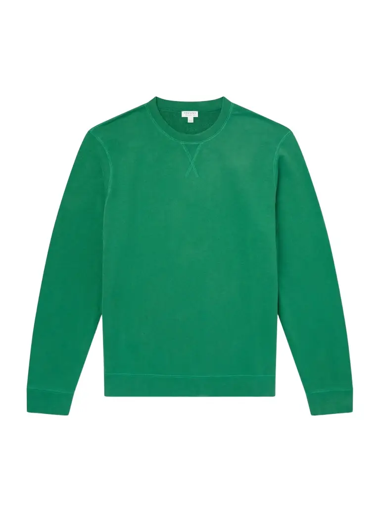 Sunspel Cotton-Jersey Sweatshirt - Men | Image 1 Sunspel Cotton-Jersey Sweatshirt - Men | Image 1
