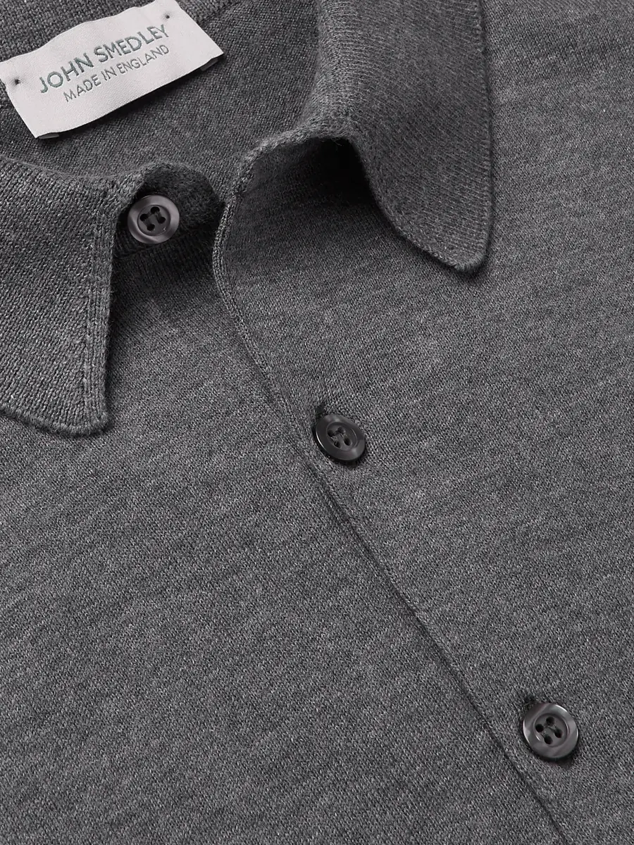 John Smedley Bradwell Sea Island Cotton Polo Shirt - Men | Thumbnail 4