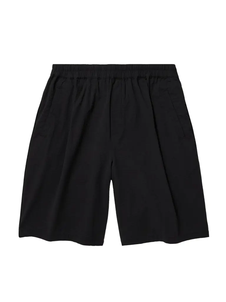 Folk Assembly Wide-Leg Cotton-Blend Seersucker Shorts - Men | Image 1 Folk Assembly Wide-Leg Cotton-Blend Seersucker Shorts - Men | Image 1