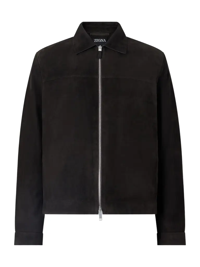 Zegna Suede Blouson Jacket - Men | Image 1 Zegna Suede Blouson Jacket - Men | Image 1