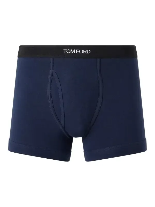 Stretch Cotton-Blend Jersey Boxer Briefs - Men