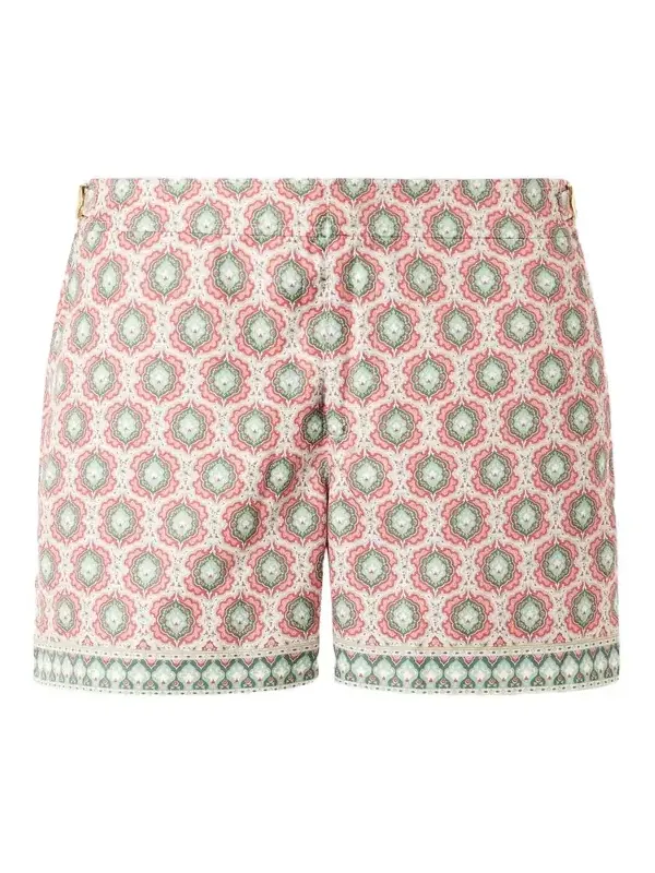 Orlebar Brown Setter Passetto Straight-Leg Mid-Length Printed Swim Shorts - Men