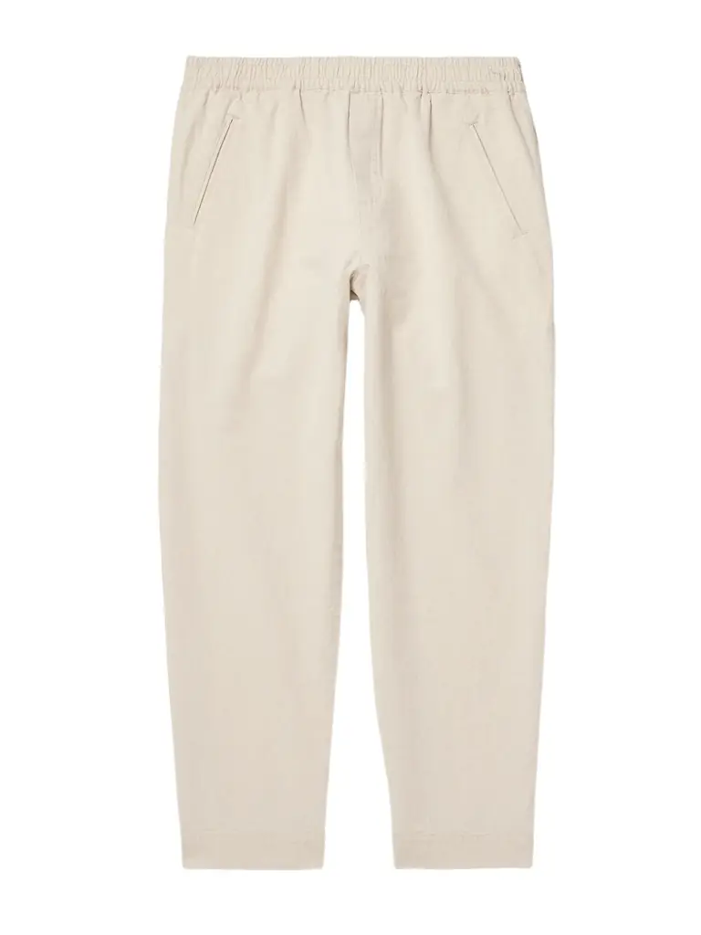 Folk Drawcord Assembly Straight-Leg Linen and Cotton-Blend Trousers - Men | Image 1 Folk Drawcord Assembly Straight-Leg Linen and Cotton-Blend Trousers - Men | Image 1