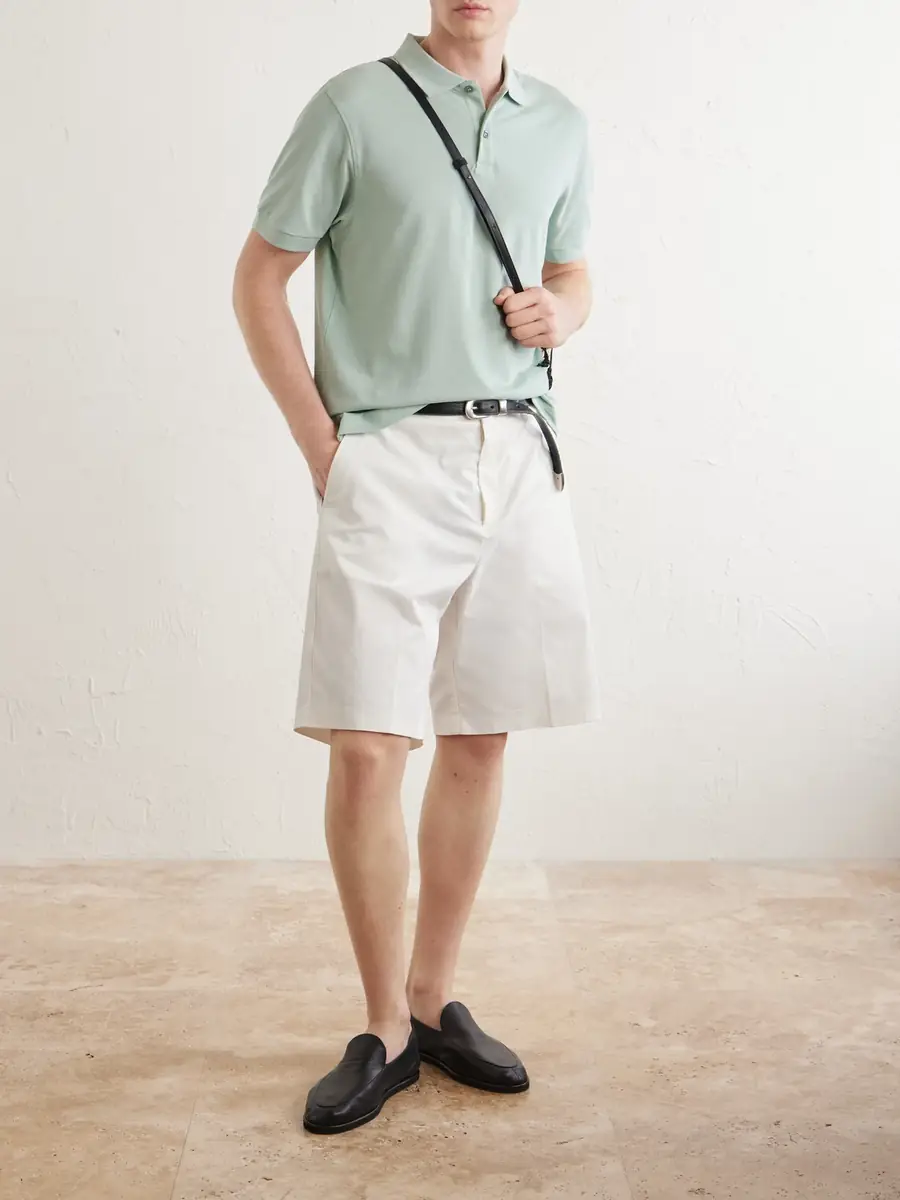 Sunspel Pima Cotton-Piqué Polo-Shirt - Men | Thumbnail 2 Sunspel Pima Cotton-Piqué Polo-Shirt - Men | Thumbnail 2