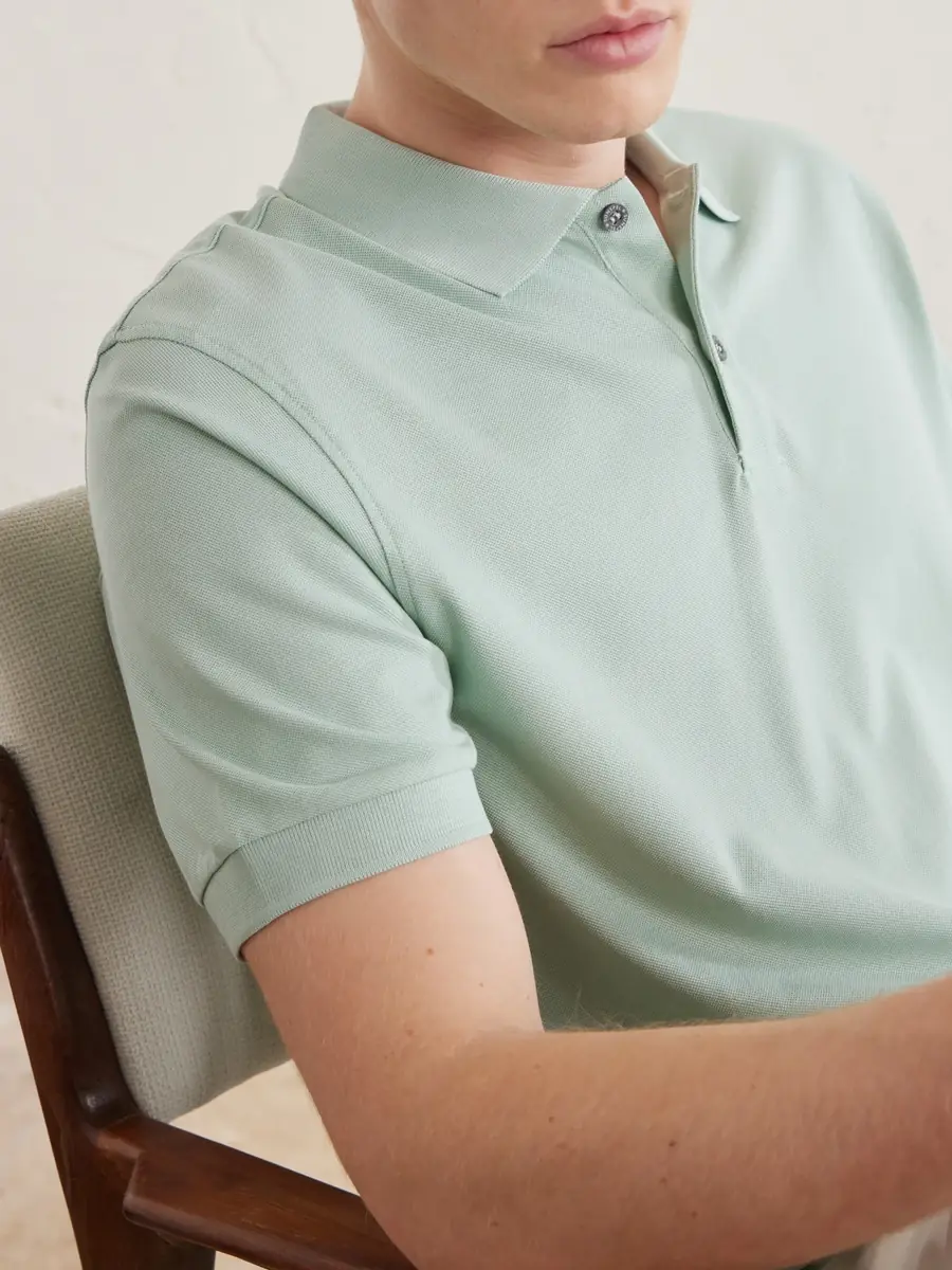 Sunspel Pima Cotton-Piqué Polo-Shirt - Men | Thumbnail 5 Sunspel Pima Cotton-Piqué Polo-Shirt - Men | Thumbnail 5