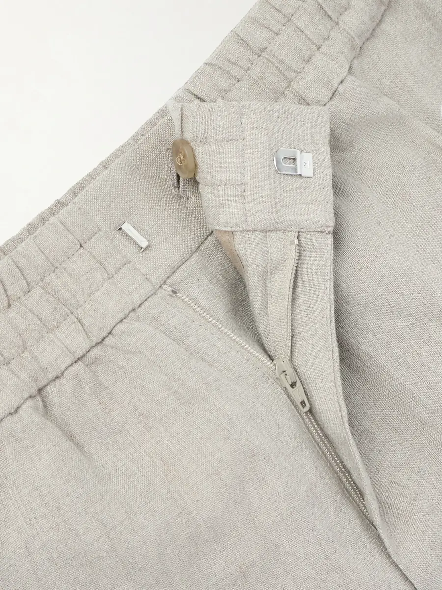 Sunspel Slim-Fit Straight-Leg Linen Trousers - Men | Thumbnail 6 Sunspel Slim-Fit Straight-Leg Linen Trousers - Men | Thumbnail 6