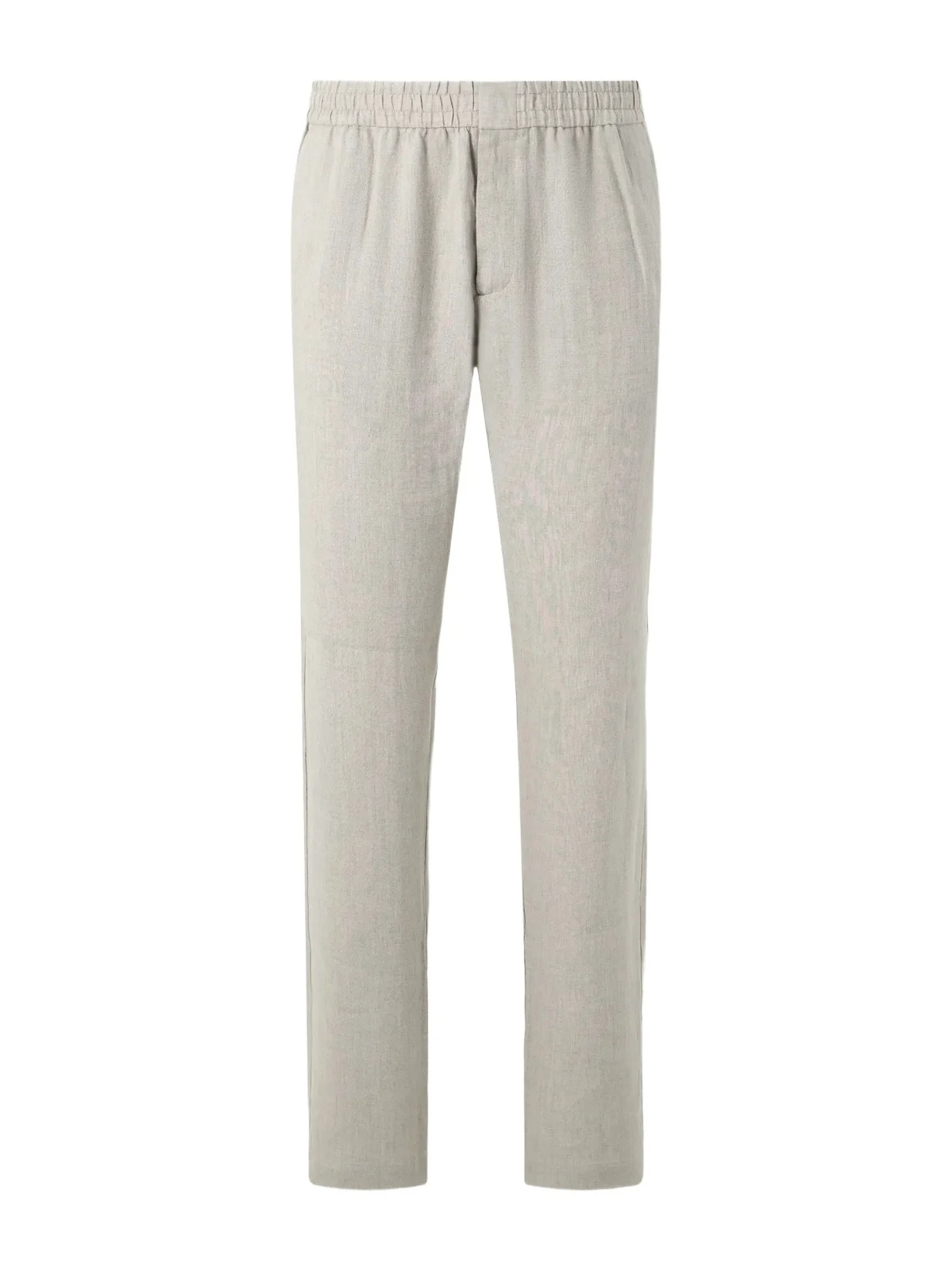 Slim-Fit Straight-Leg Linen Trousers - Men