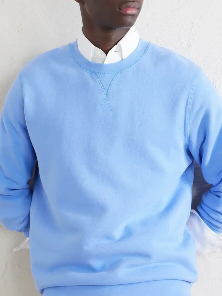 Sunspel Cotton-Jersey Sweatshirt - Men | Thumbnail 5