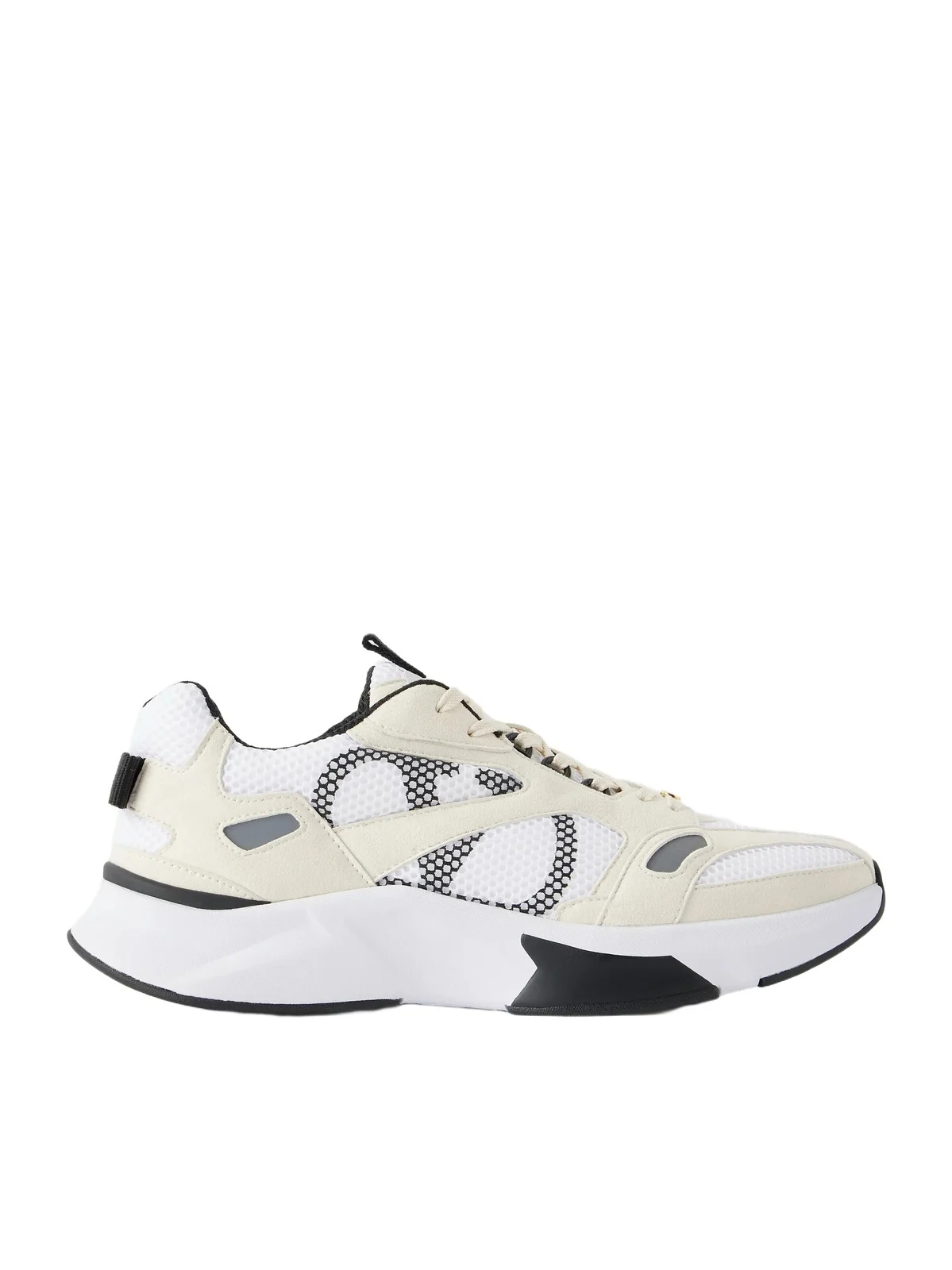 Valentino Garavani Demivee Suede-Trimmed Mesh Sneakers - Men
