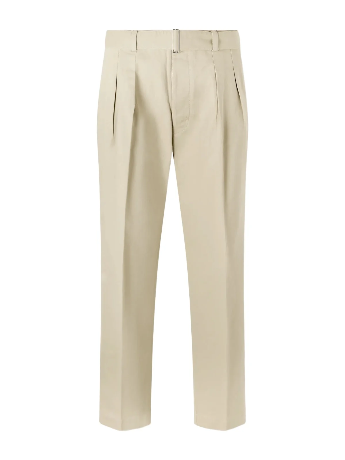 Straight-Leg Pleated Cotton-Twill Chinos - Men Straight-Leg Pleated Cotton-Twill Chinos - Men