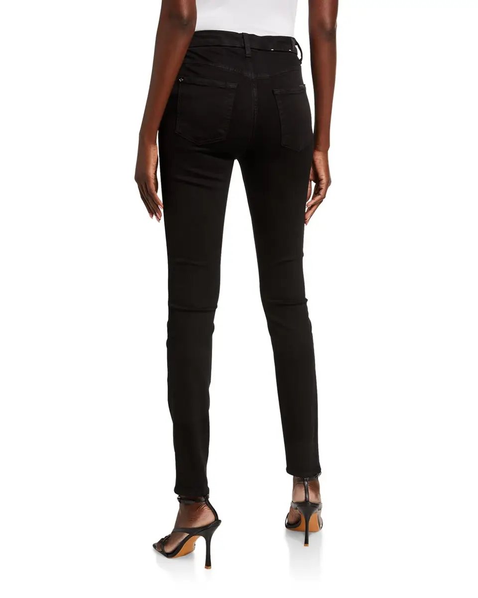 7 For All Mankind High-Waist Skinny Jeans, Slim Illusion Luxe | Thumbnail 2 7 For All Mankind High-Waist Skinny Jeans, Slim Illusion Luxe | Thumbnail 2