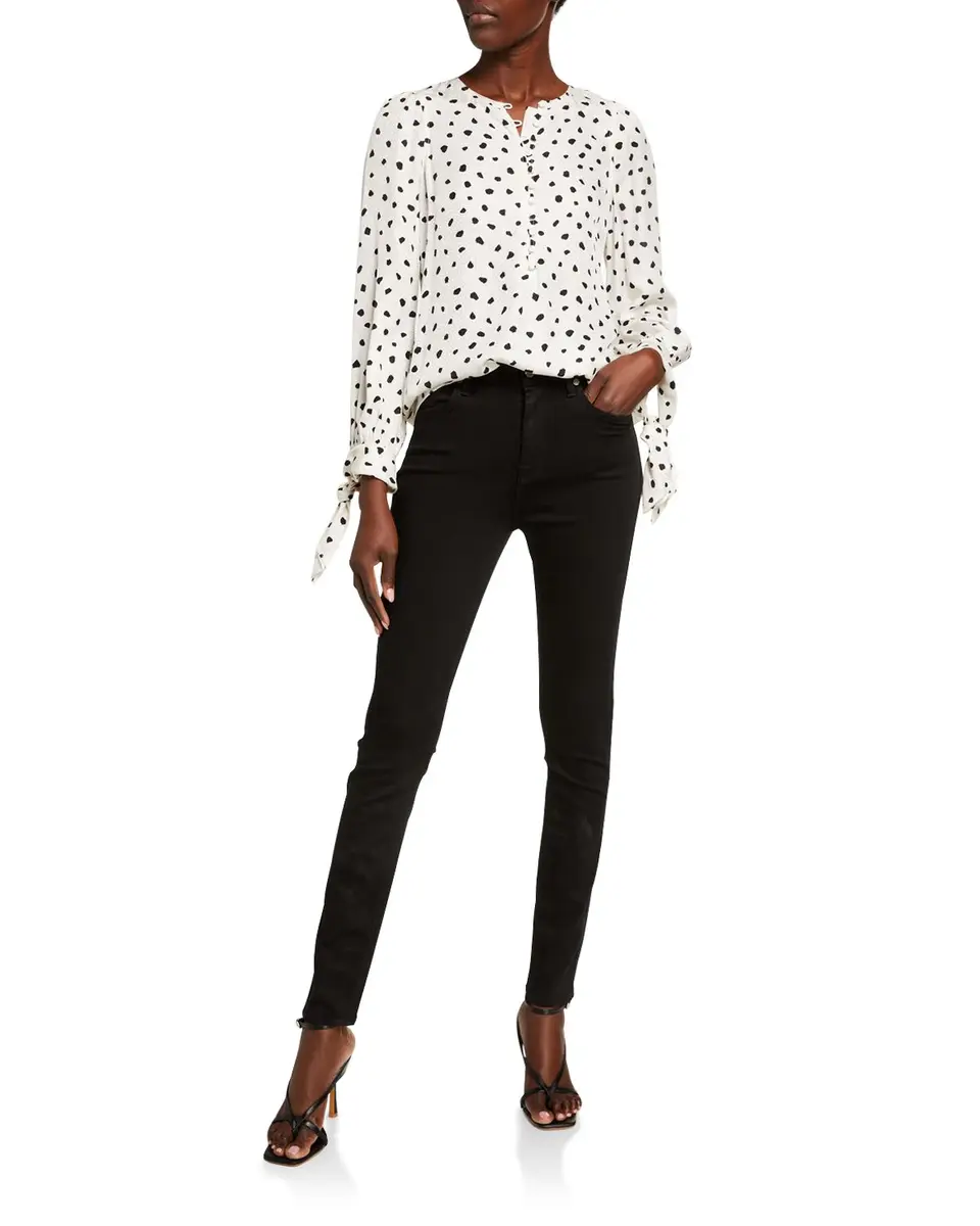 7 For All Mankind High-Waist Skinny Jeans, Slim Illusion Luxe | Thumbnail 3 7 For All Mankind High-Waist Skinny Jeans, Slim Illusion Luxe | Thumbnail 3