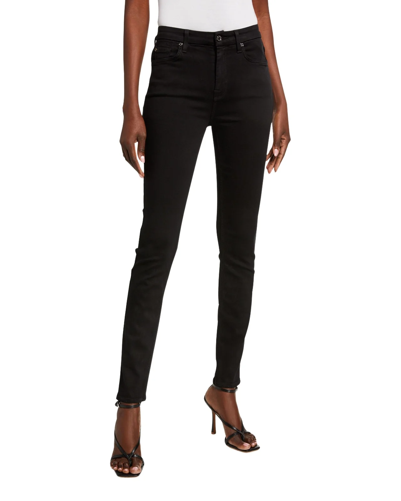 High-Waist Skinny Jeans, Slim Illusion Luxe Black High-Waist Skinny Jeans, Slim Illusion Luxe Black