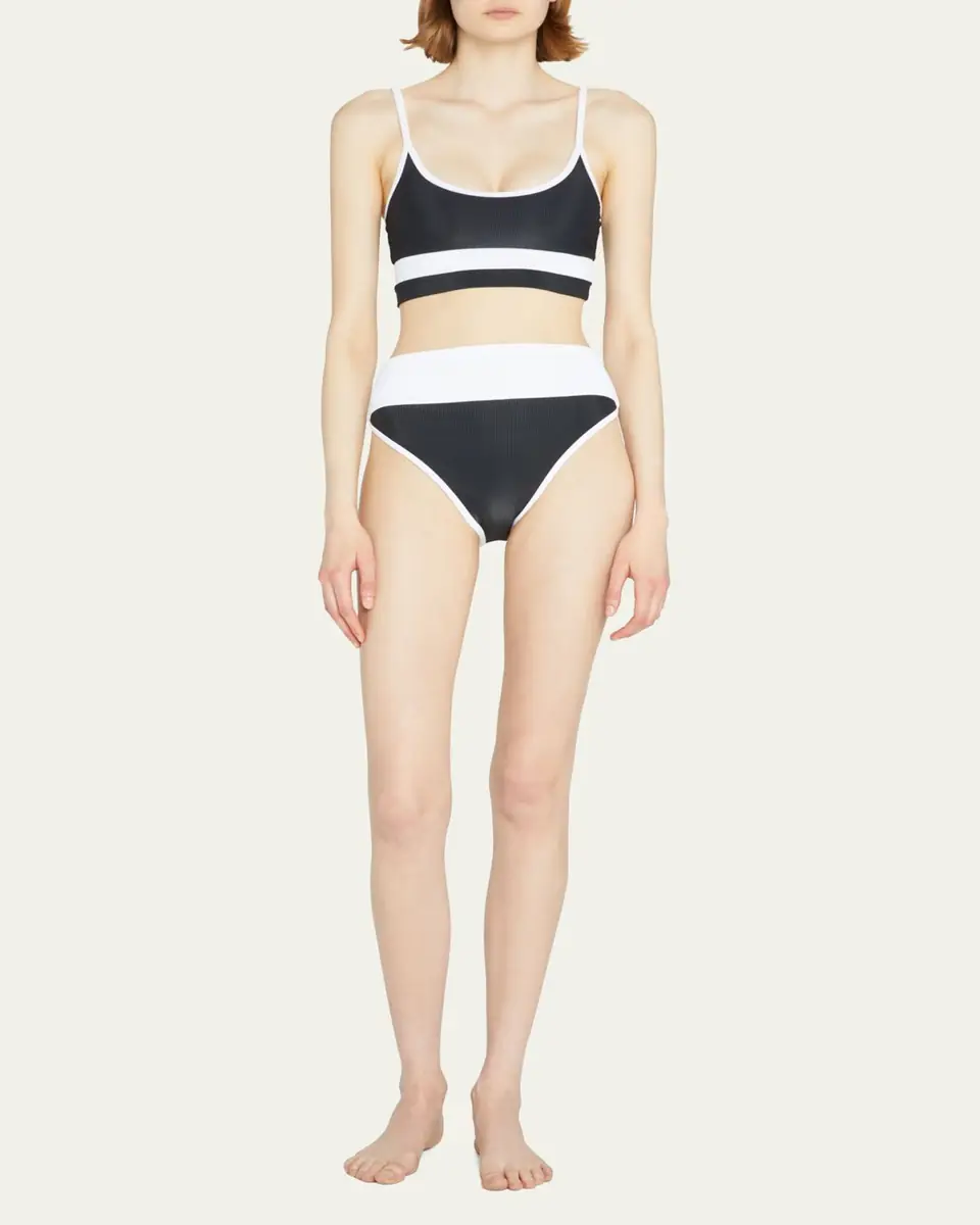 Beach Riot Emmy High-Waist Bikini Bottoms | Thumbnail 2