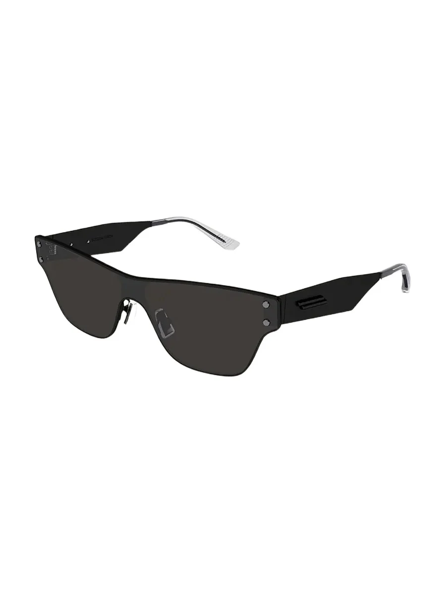 Rectangle Monochromatic Metal Sunglasses