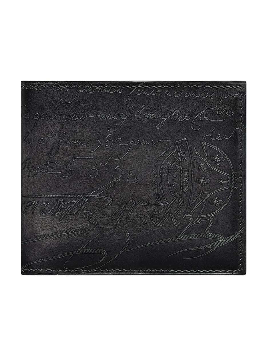 Berluti Men's Makore Scritto Leather Bifold Wallet