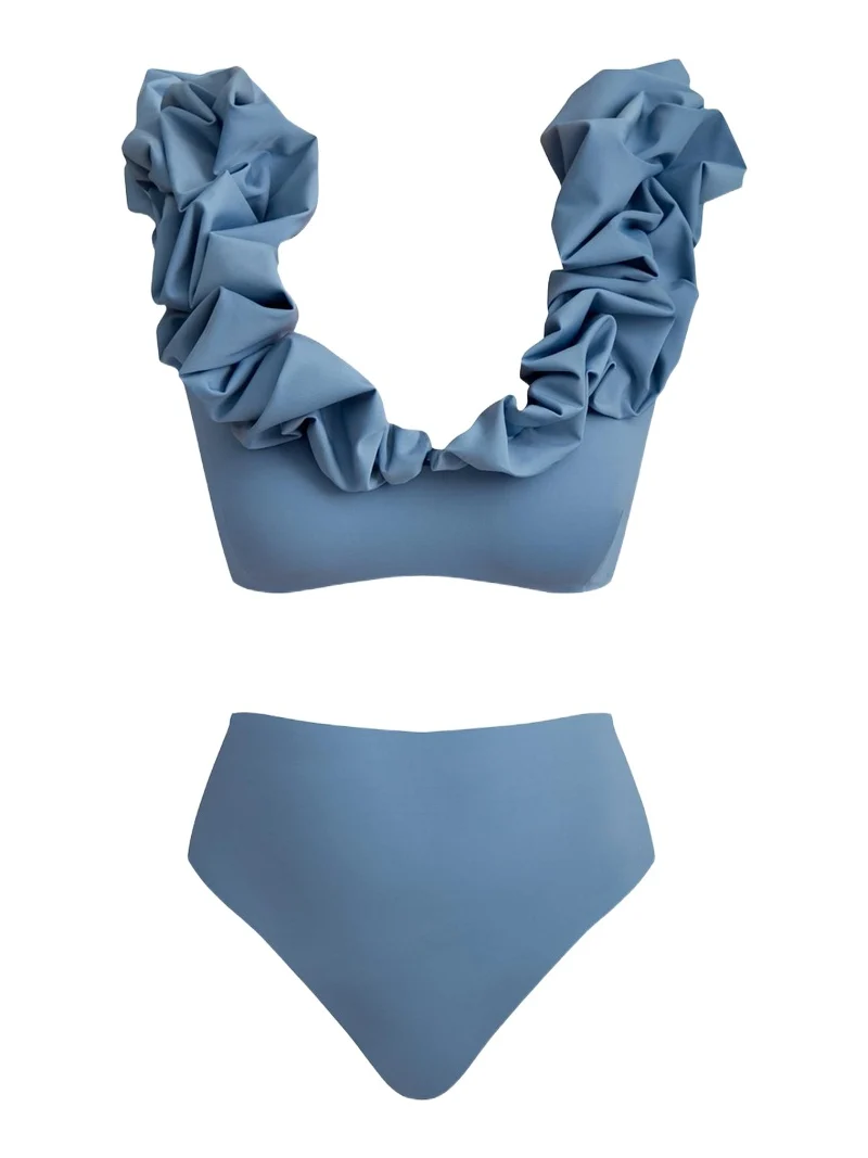 Maygel Coronel Lucila High-Rise Two-Piece Swimsuit