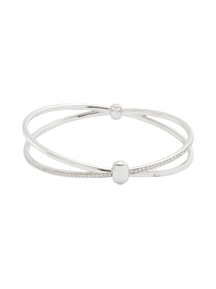 White Gold Together Bracelet with Diamonds White Gold Together Bracelet with Diamonds