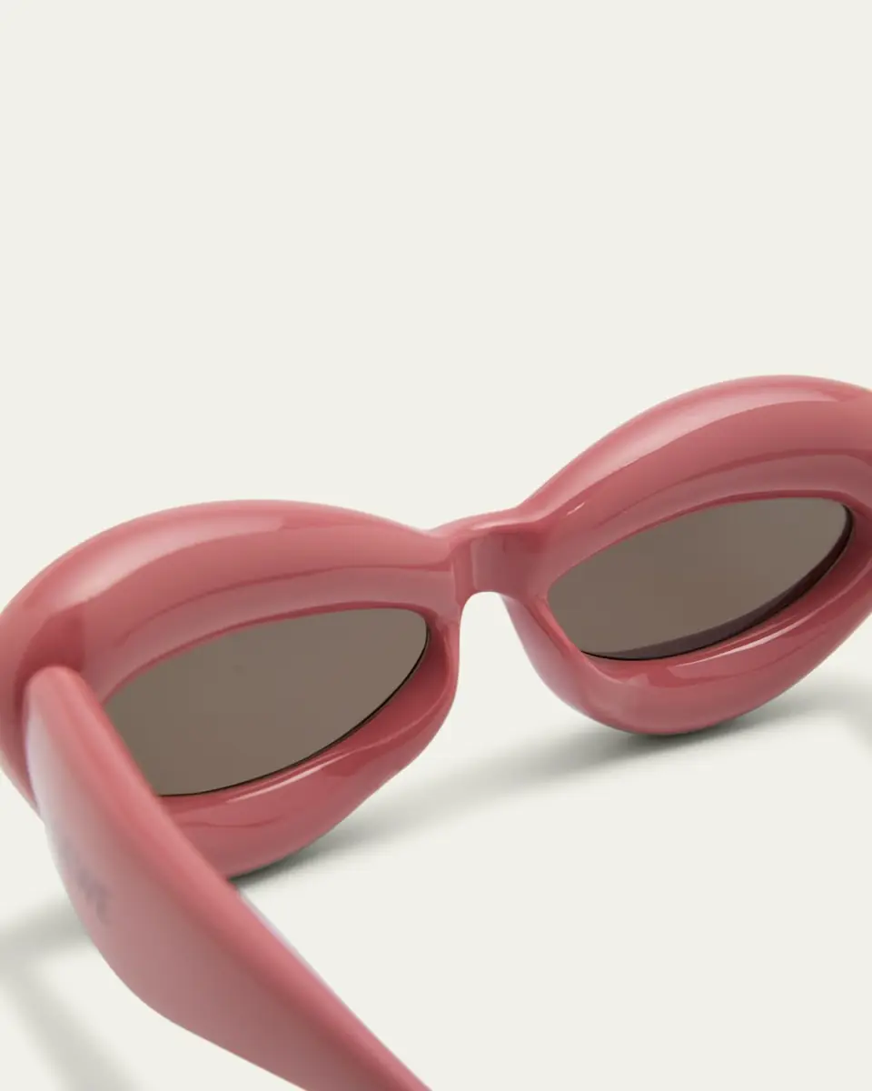 Loewe Inflated Pink Acetate Cat-Eye Sunglasses | Thumbnail 5