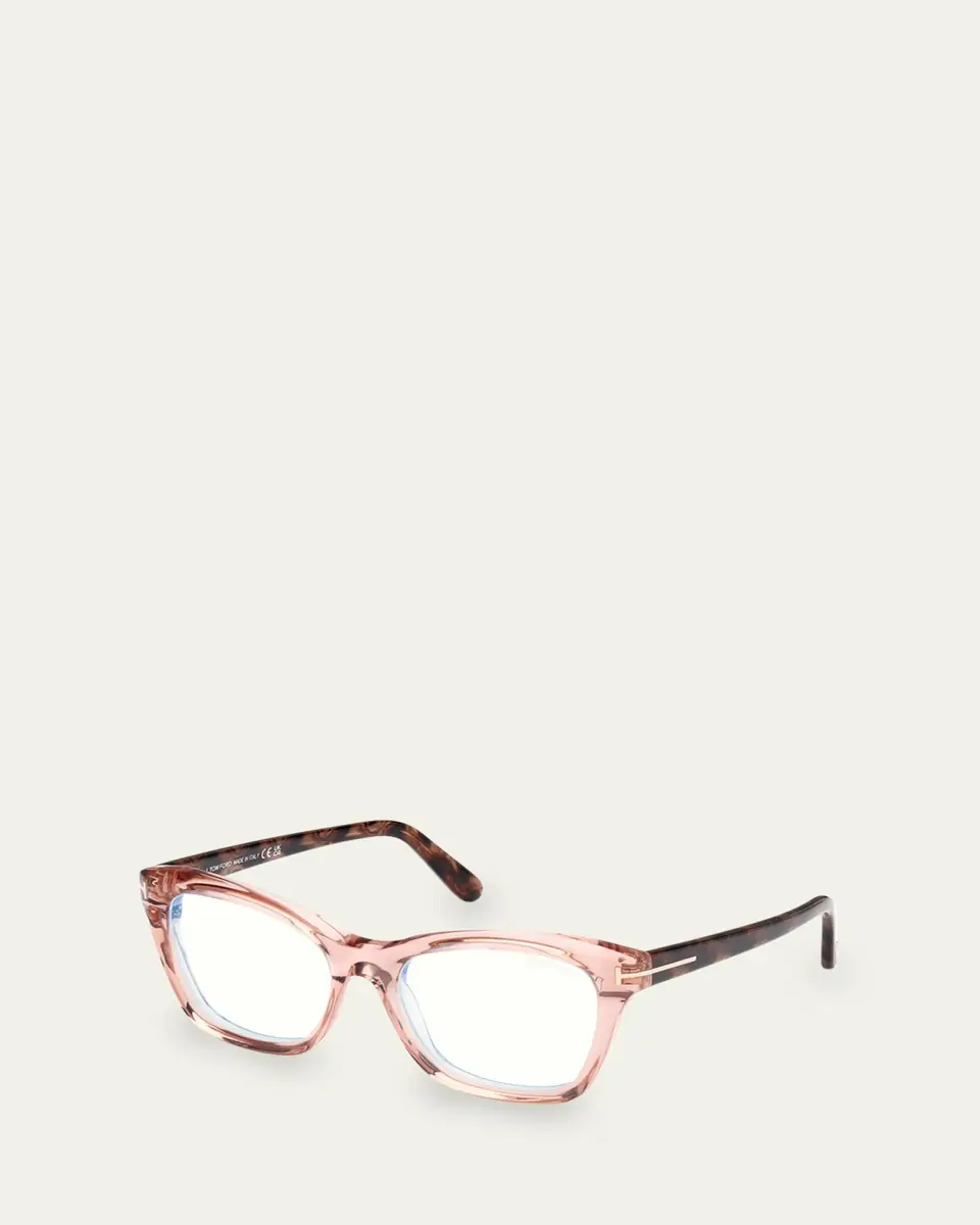 Tom Ford Blue Filtering Two-Tone Acetate Cat-Eye Sunglasses | Thumbnail 2 Tom Ford Blue Filtering Two-Tone Acetate Cat-Eye Sunglasses | Thumbnail 2