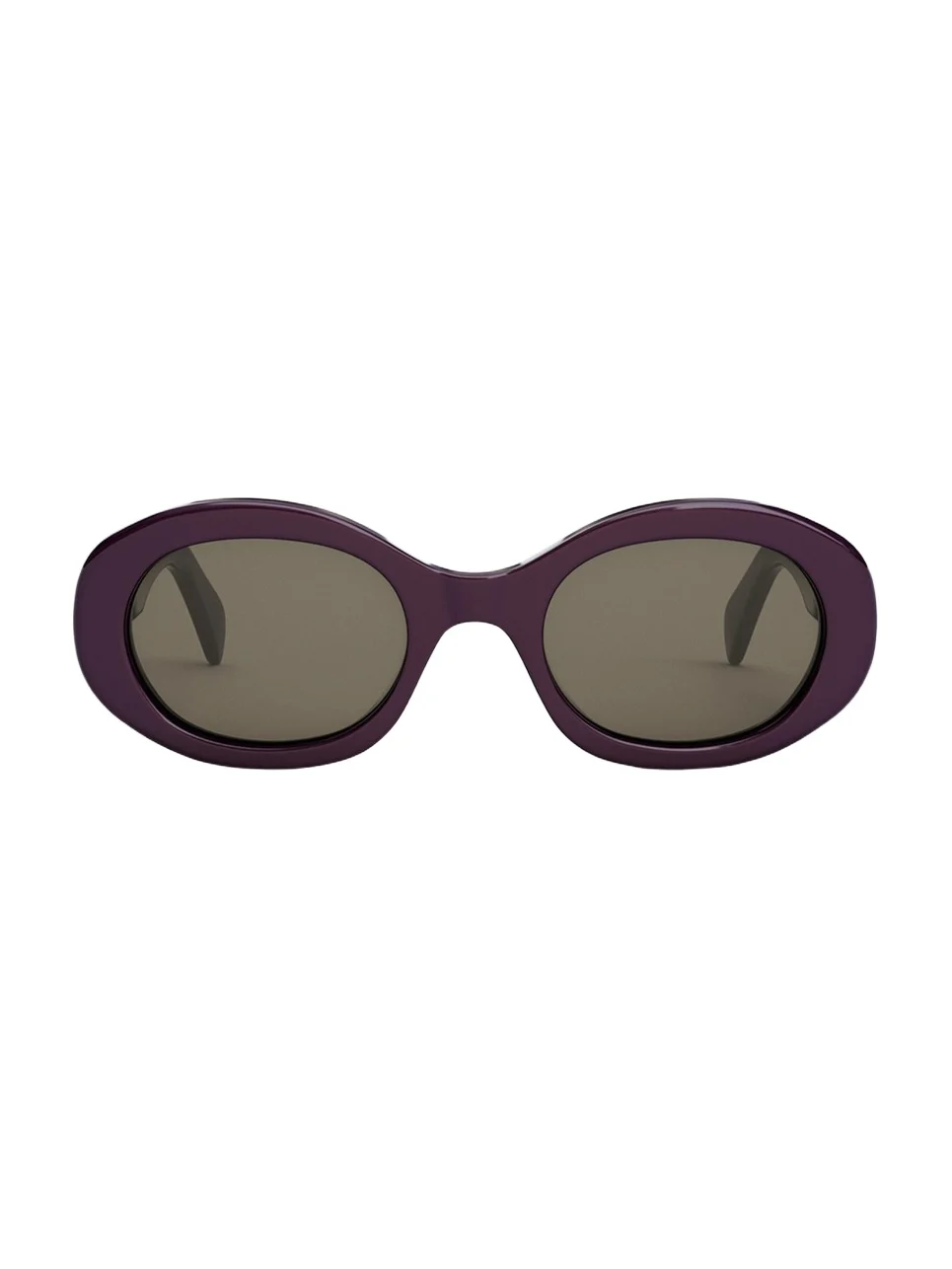 Triomphe Acetate Oval Sunglasses