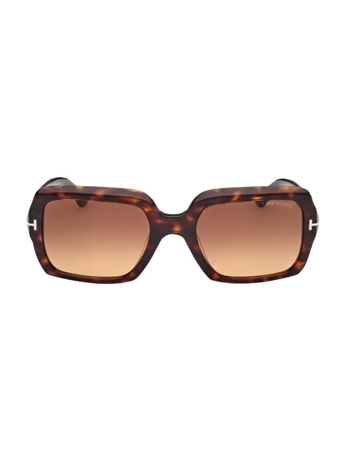 Beveled Acetate & Metal Square Sunglasses Beveled Acetate & Metal Square Sunglasses