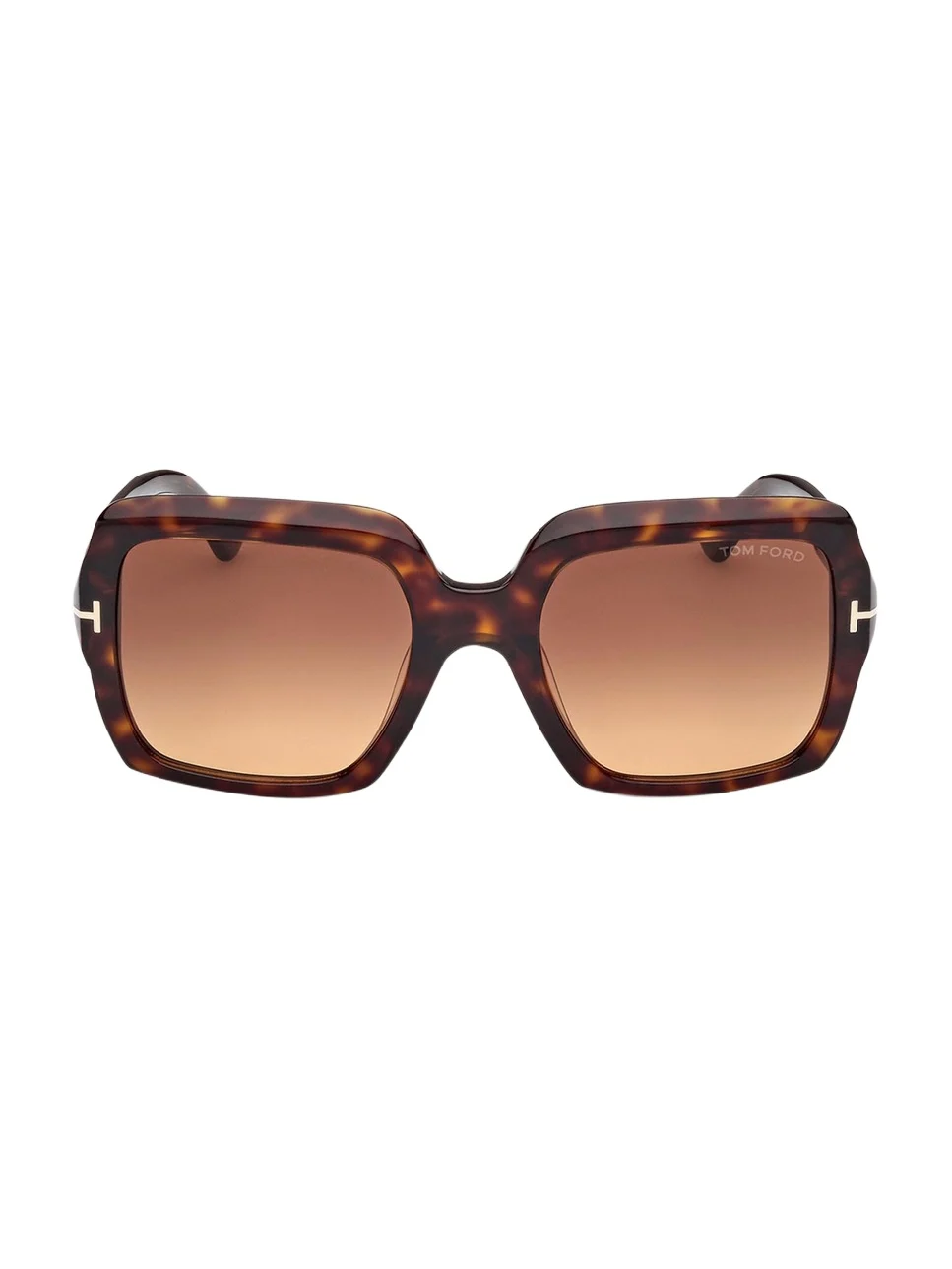 Beveled Acetate & Metal Square Sunglasses