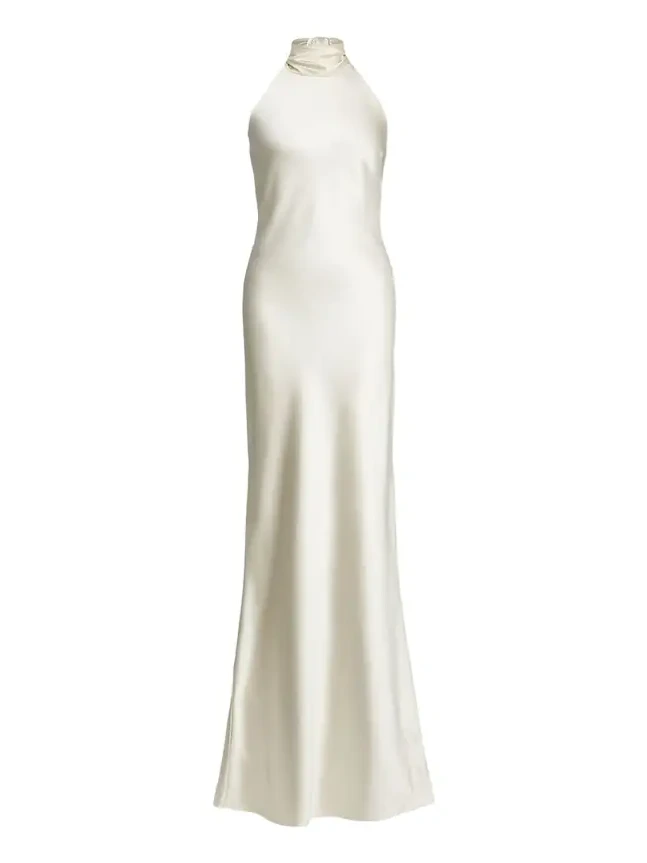 Chilton Stretch Satin Evening Dress Chilton Stretch Satin Evening Dress