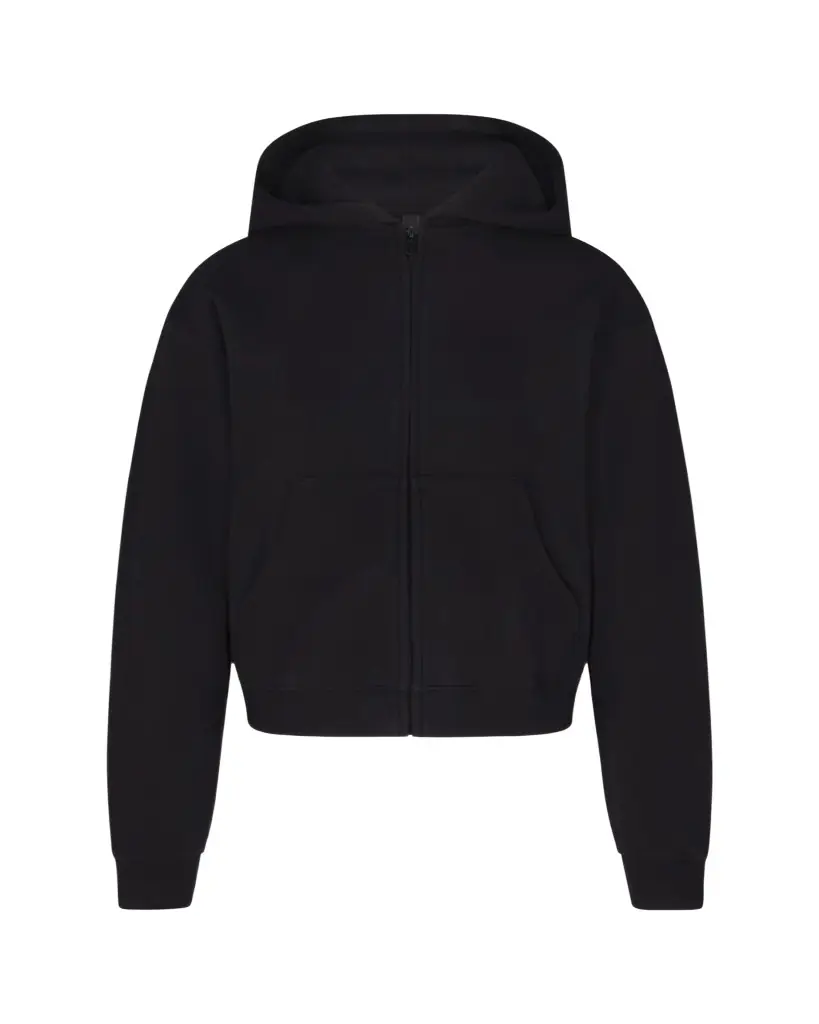 Cotton Fleece Zip-Up Hoodie