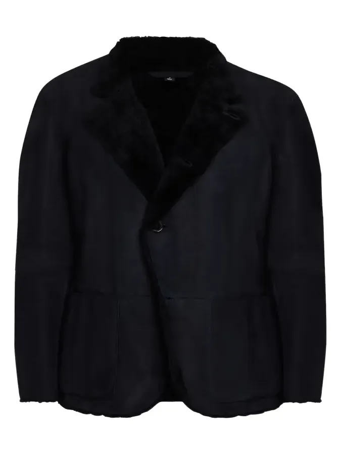 Men's Suede Shearling Jacket