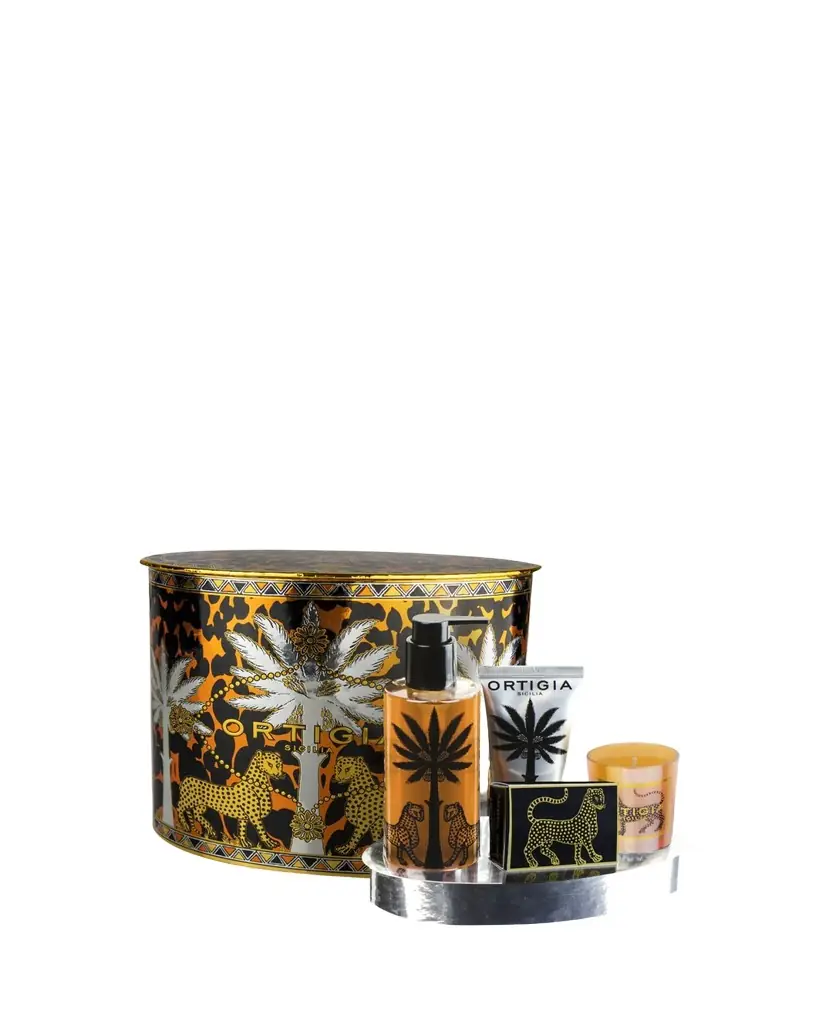 ORTIGIA Ambra Nera 4-Piece Oval Gift Set | Image 1 ORTIGIA Ambra Nera 4-Piece Oval Gift Set | Image 1