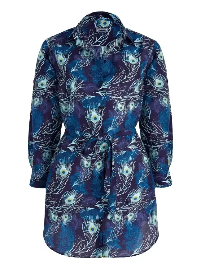 Eyes of the Wind Cotton-Silk Shirtdress Eyes of the Wind Cotton-Silk Shirtdress