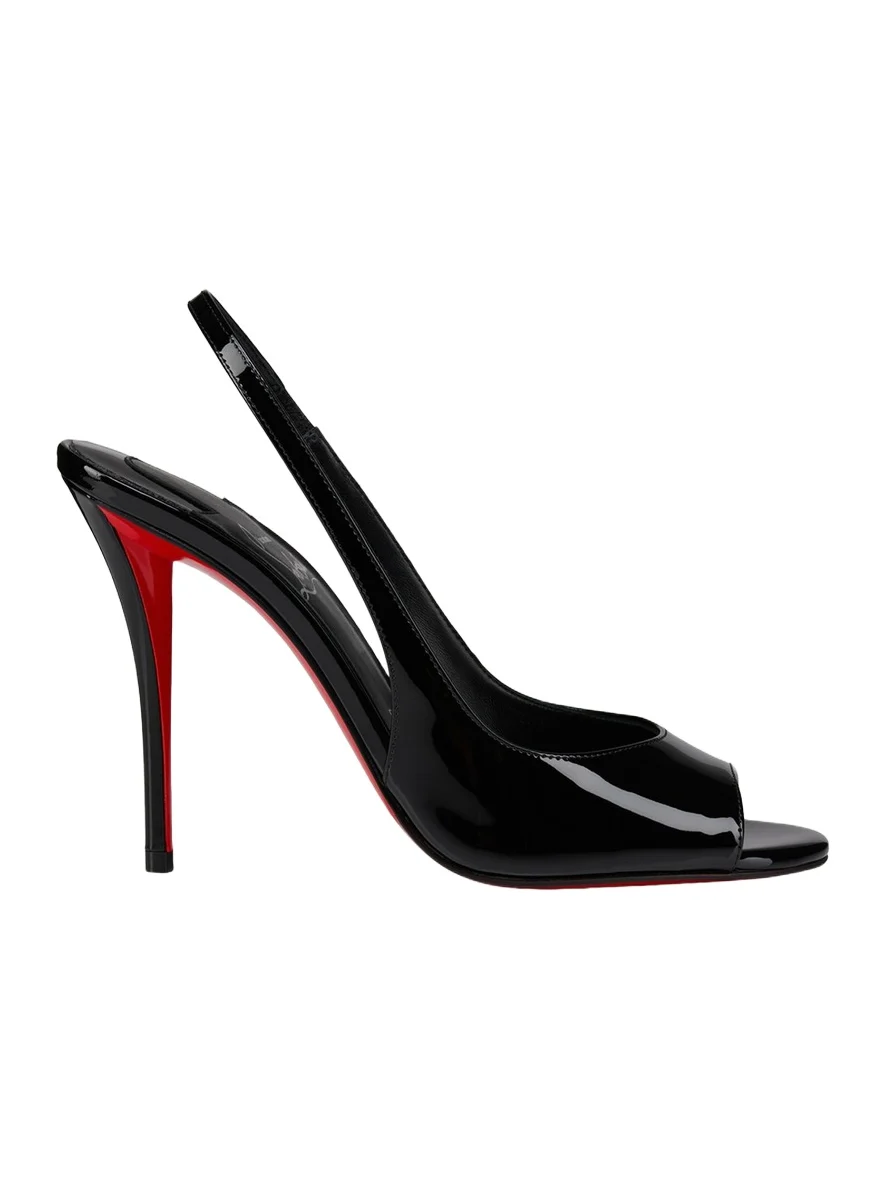 100mm Sofia Z Patent Leather Slingback Pumps 100mm Sofia Z Patent Leather Slingback Pumps