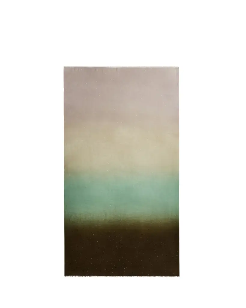 Faliero Sarti Isa Sequined Ombre Wool-Blend Shawl | Image 1 Faliero Sarti Isa Sequined Ombre Wool-Blend Shawl | Image 1