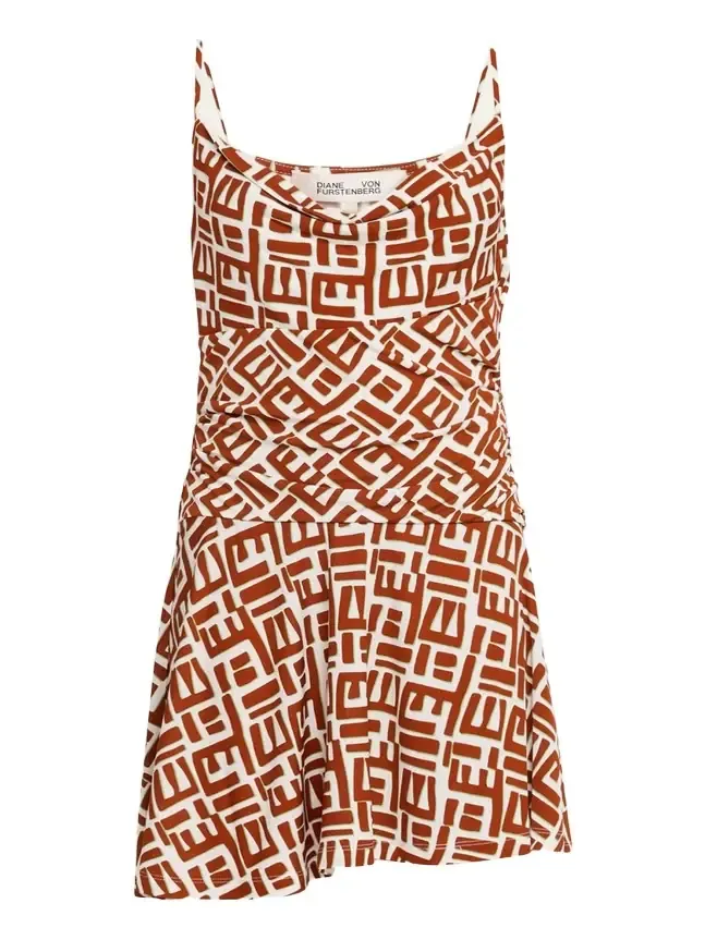 Kai Geometric-Print Jersey Mini Dress Kai Geometric-Print Jersey Mini Dress