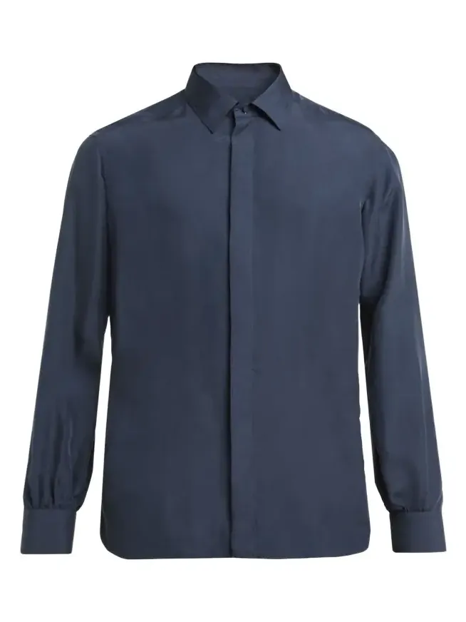 Men's Lyocell Enzyme-Wash Button-Down Shirt Men's Lyocell Enzyme-Wash Button-Down Shirt