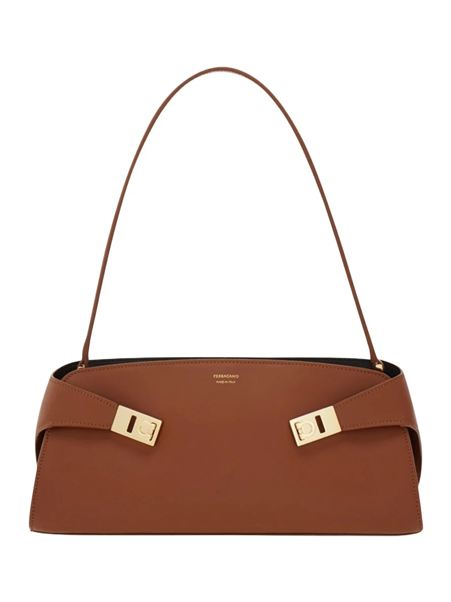 Hug East-West Leather Shoulder Bag Hug East-West Leather Shoulder Bag