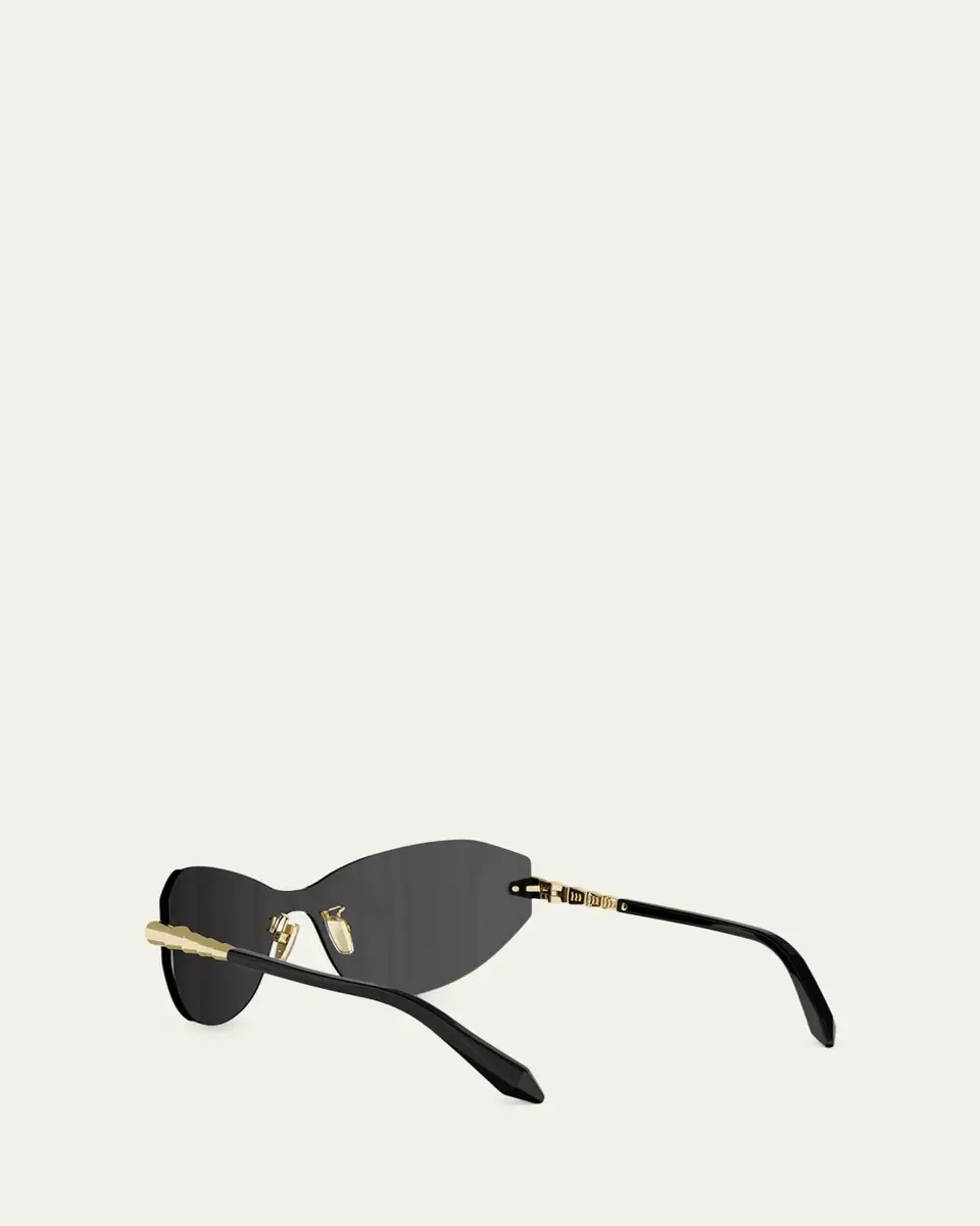 BVLGARI Serpenti Viper Wraparound Cat-Eye Sunglasses | Thumbnail 4