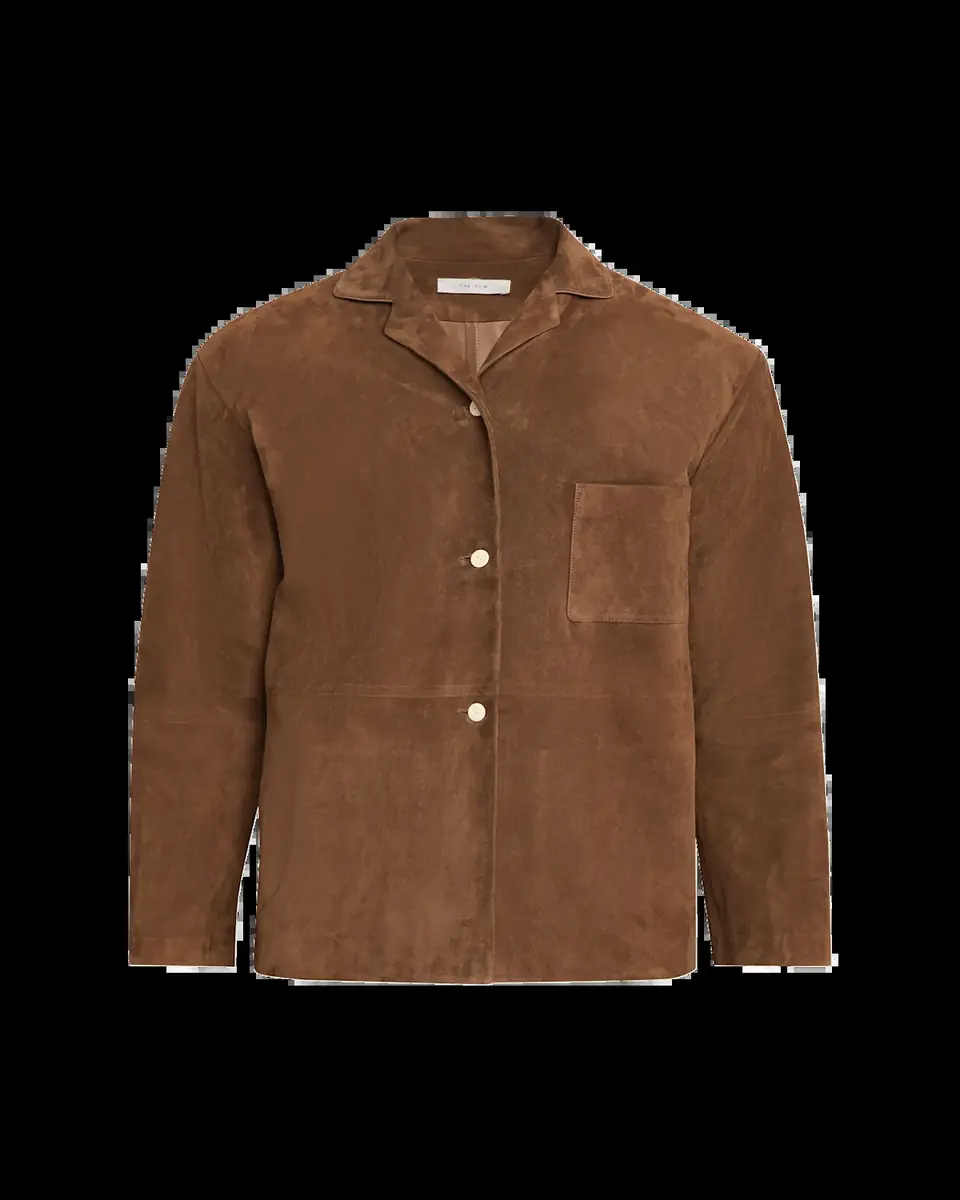 The Row Janine Suede Shirt Jacket | Thumbnail 2