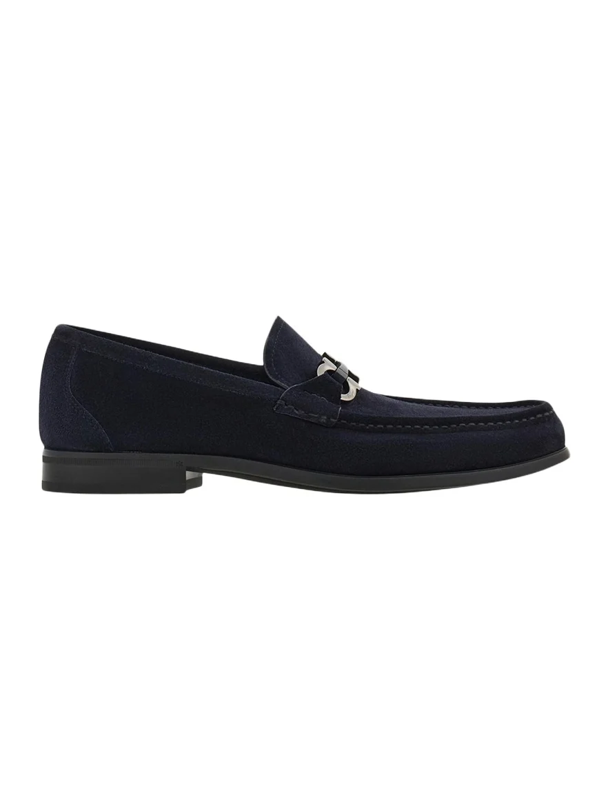 Men's Grandioso Suede Gancio-Bit Loafers