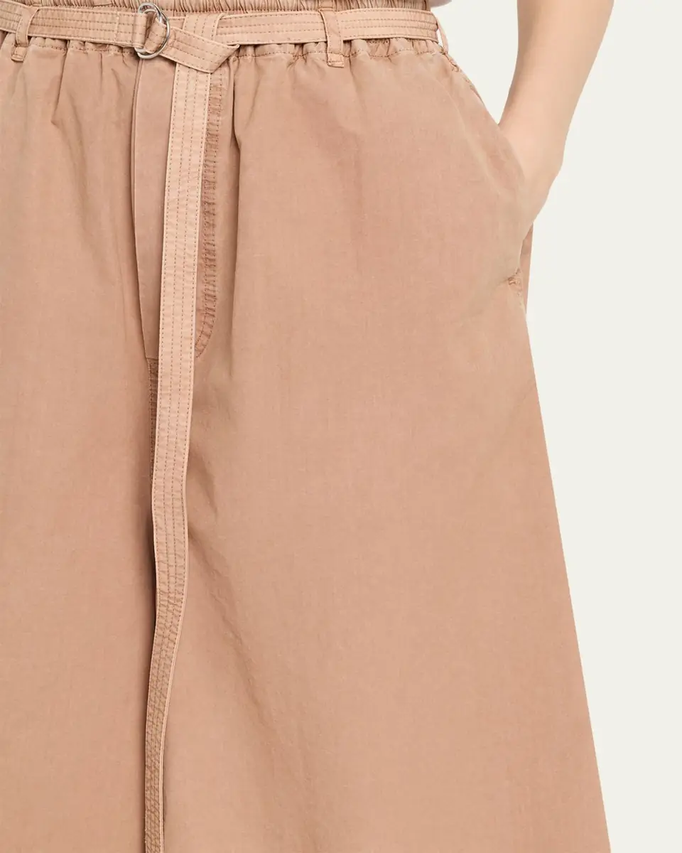 Marni Belted Wide-Leg Crop Trousers | Thumbnail 5 Marni Belted Wide-Leg Crop Trousers | Thumbnail 5