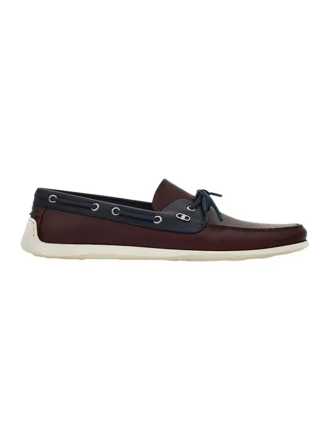 Men's Bahia Bicolor Leather Boat Shoes