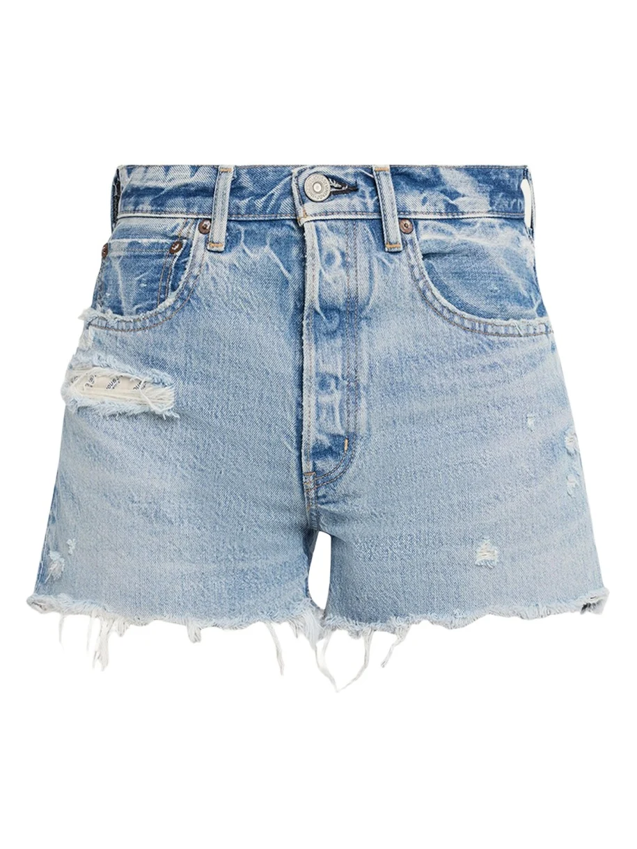 Ridgeme Distressed Denim Shorts