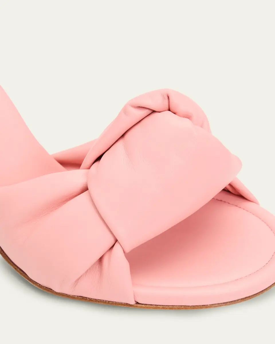 Bottega Veneta 90mm Cherry Nappa Leather Mules | Thumbnail 3 Bottega Veneta 90mm Cherry Nappa Leather Mules | Thumbnail 3