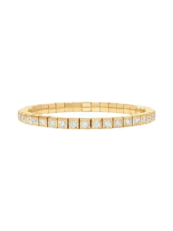 Dujour 18K Gold Diamond Stretch Bracelet