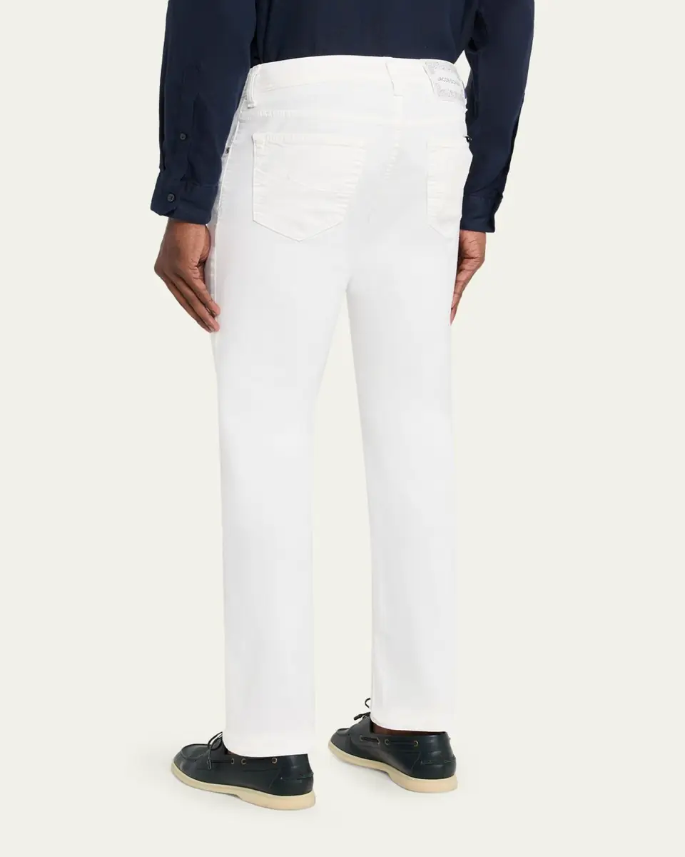 Jacob Cohen Men's Denim Slim-Straight Leg Five-Pocket Pants | Thumbnail 8